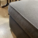Upholstered Fabric Storage Ottoman OTTOMANS Gray 35w26d16h