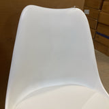 Taka Side Chair DINING CHAIRS White 19w17d32h