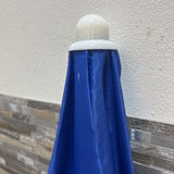 Fabric Umbrella OUTDOOR Blue/White 76"H