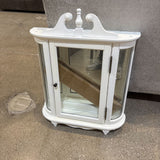 Melina Wall Curio CABINET White