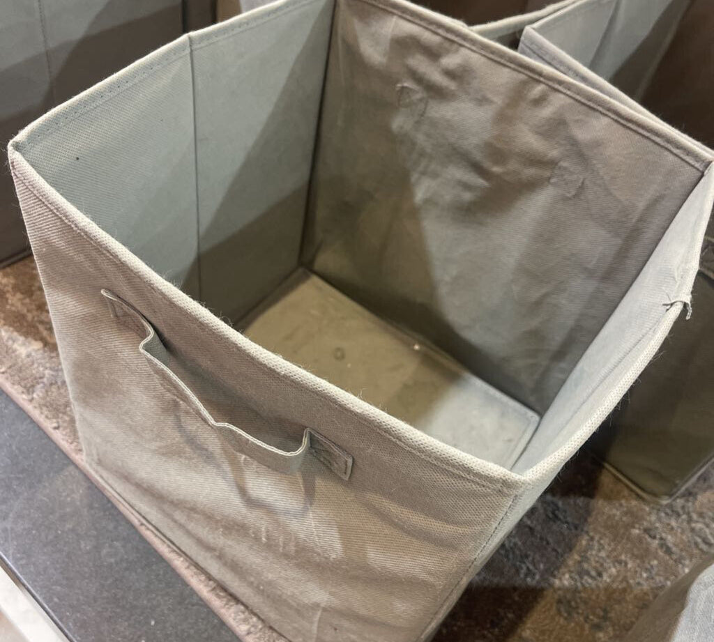 Square Canvas Storage Bin ACCESSORIES 12Wx12Dx11H