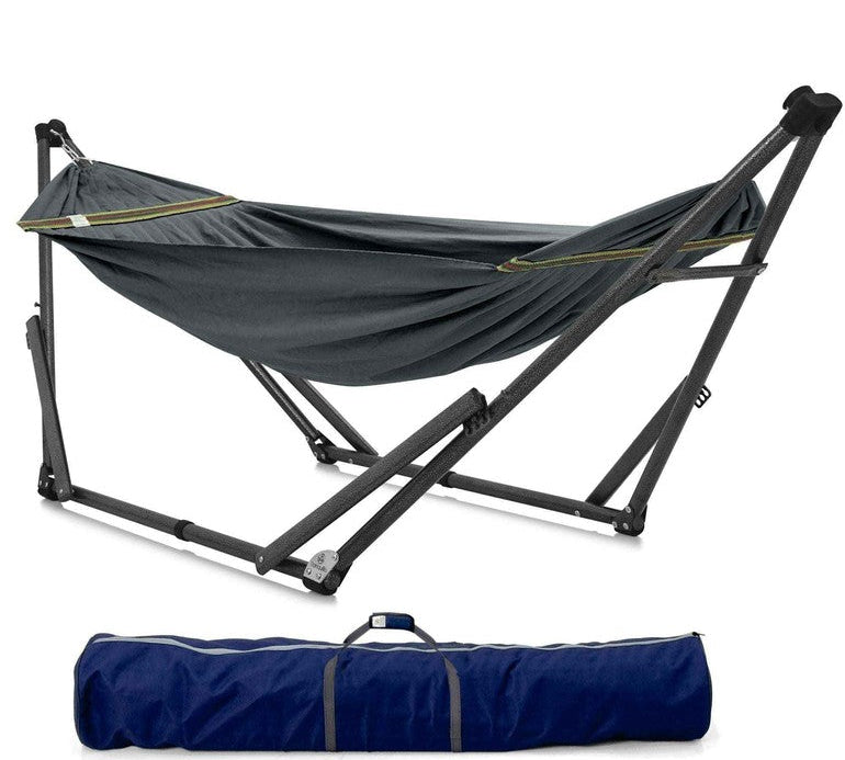 Tranquillo Uniki Canvas Hammock with Stand for Ultimate Relaxation
