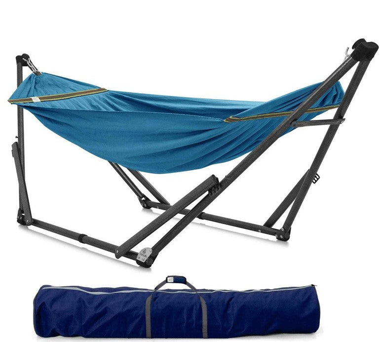 Tranquillo Uniki Canvas Hammock with Stand for Ultimate Relaxation
