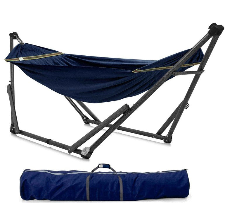 Tranquillo Uniki Canvas Hammock with Stand for Ultimate Relaxation