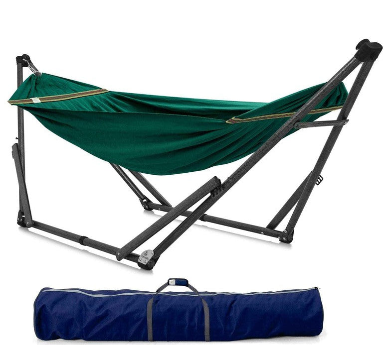Tranquillo Uniki Canvas Hammock with Stand for Ultimate Relaxation