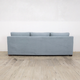 Modern Slope Arm Sofa & Ottoman