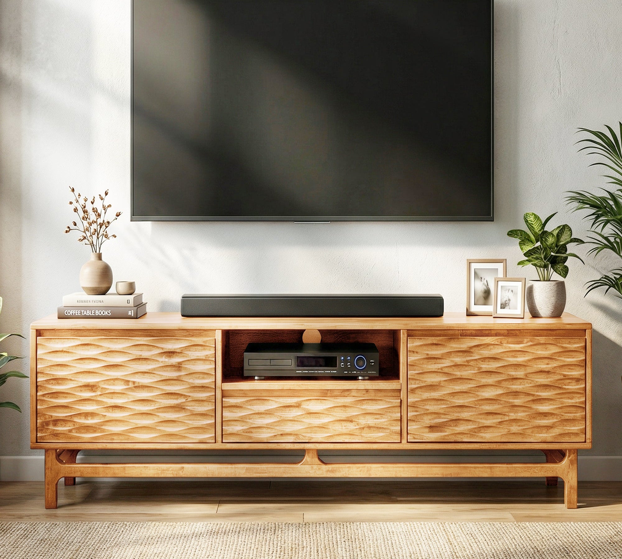 Elara Solid Wood TV Stand
