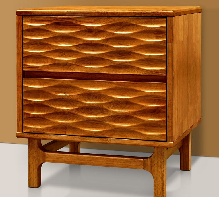 Elara Solid Wood Nightstand