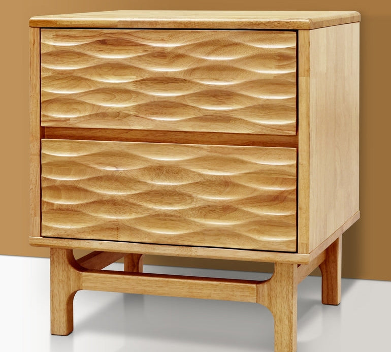 Elara Solid Wood Nightstand
