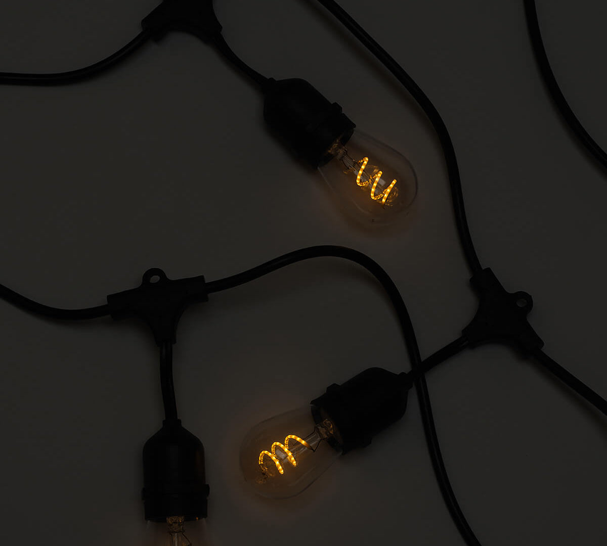 Spiral Hanging Plug-in String Lights