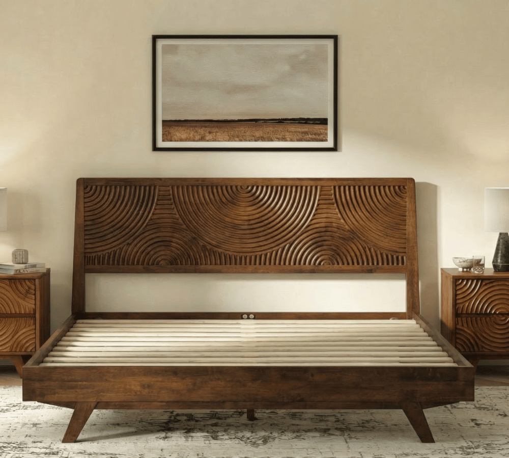 Harmony Solid Wood Bed Frame