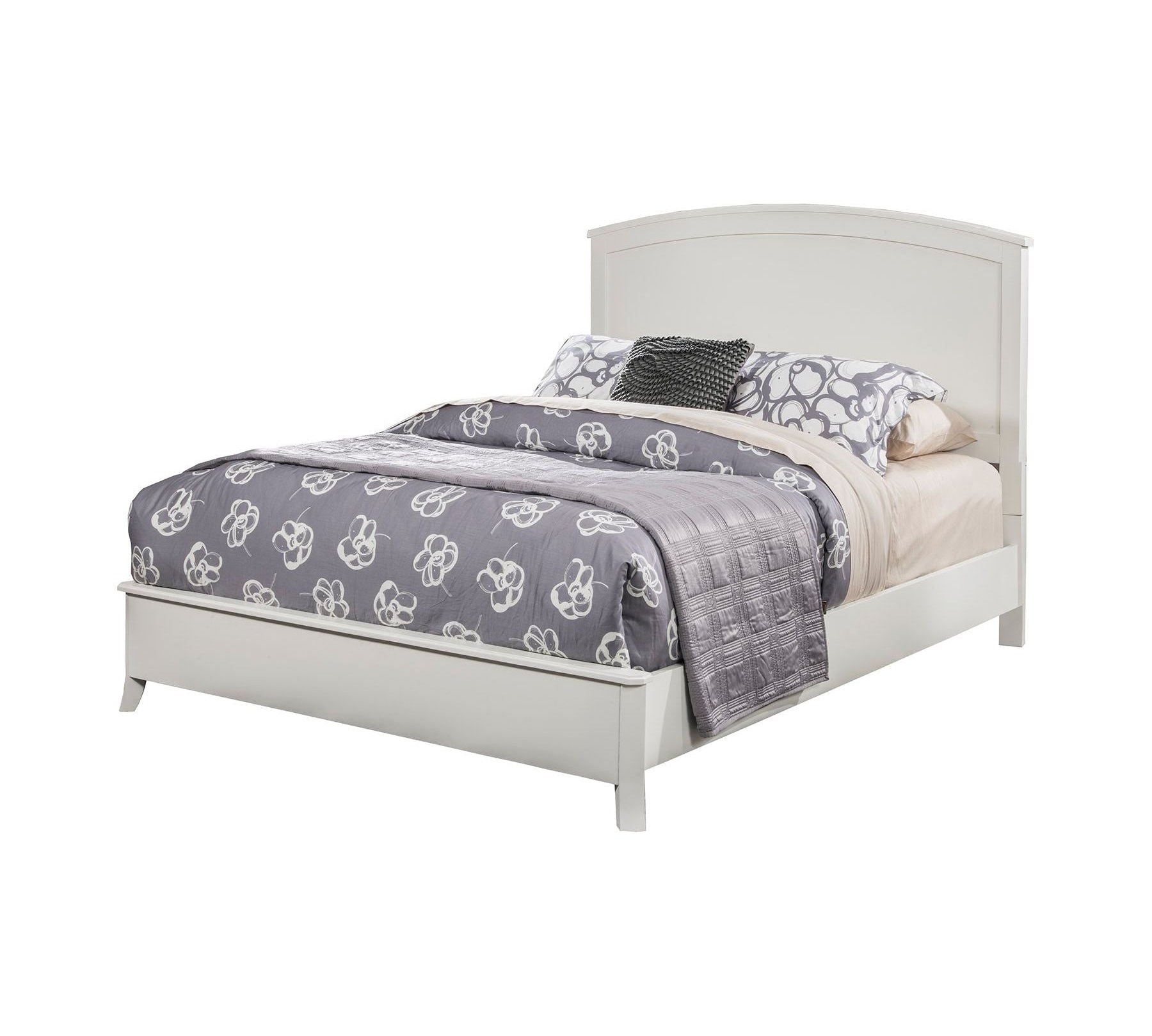 Baker Panel Bed, White