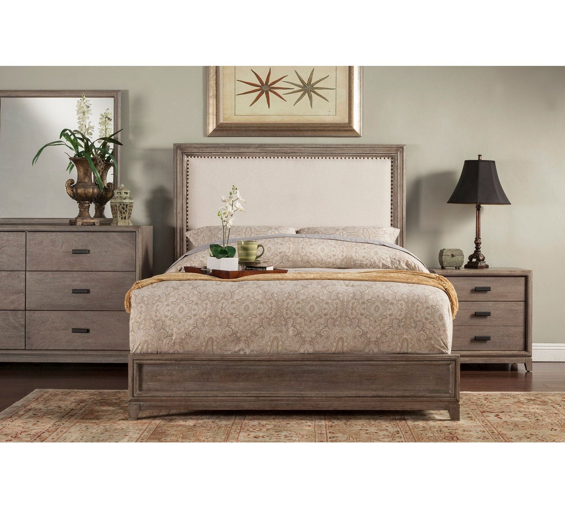 Camilla Bed, Antique Grey