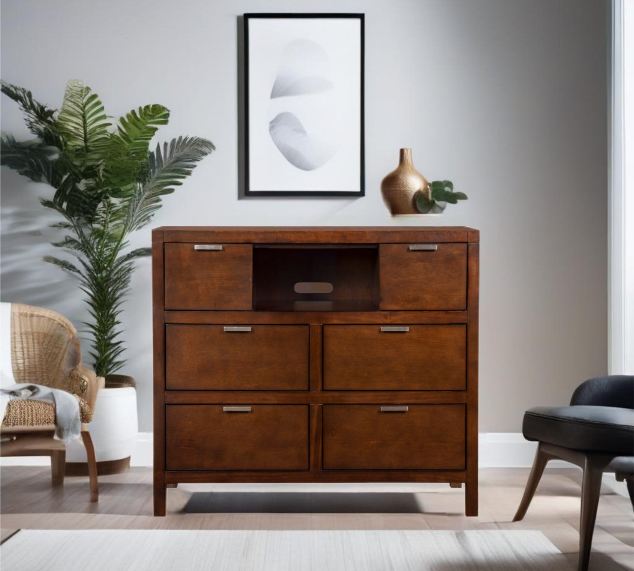 Carmel Media Chest, Cappuccino