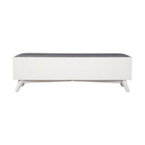 Flynn Bench, White
