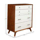 Flynn Chest, Chestnut/White
