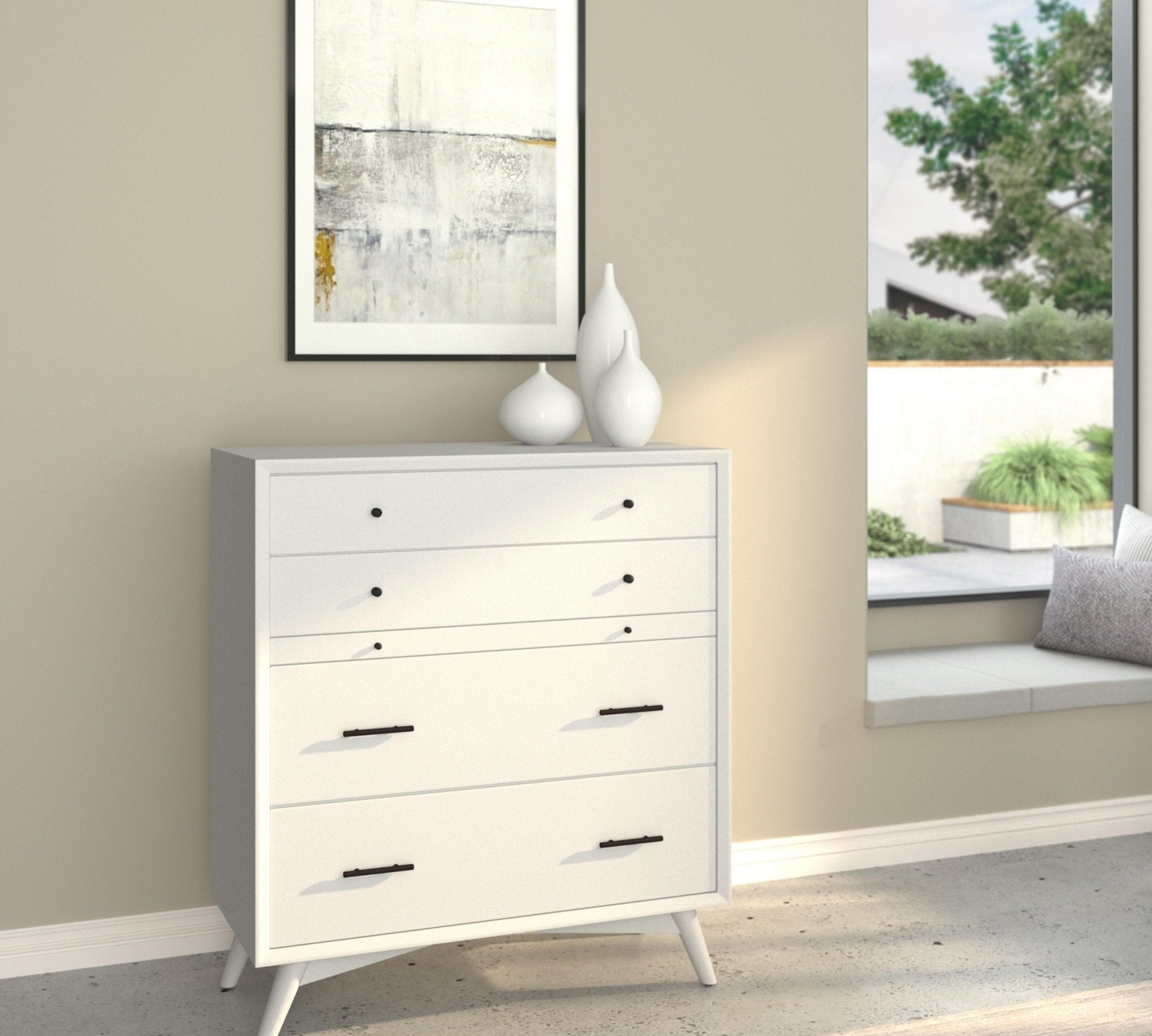 Flynn Chest, White