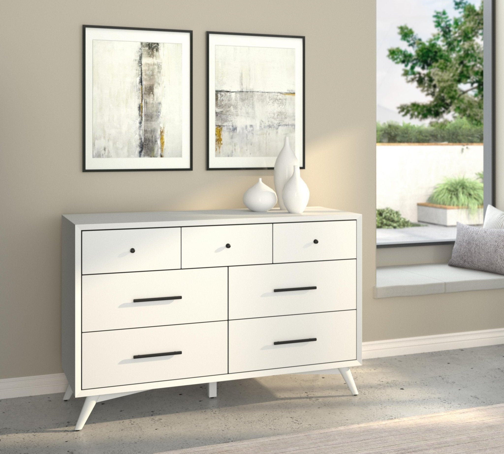 Flynn Dresser, White