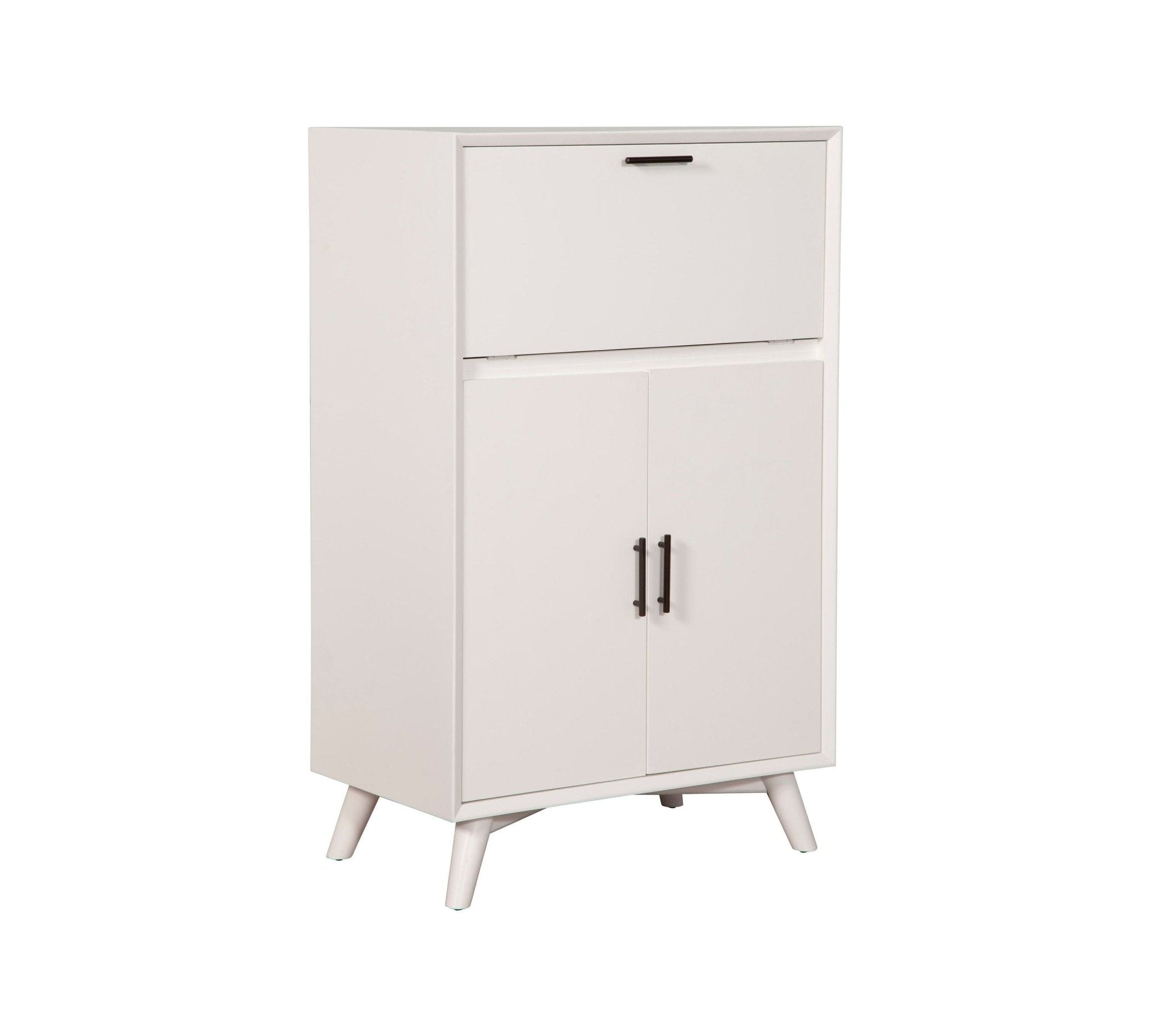 Flynn Large Bar Cabinet, White