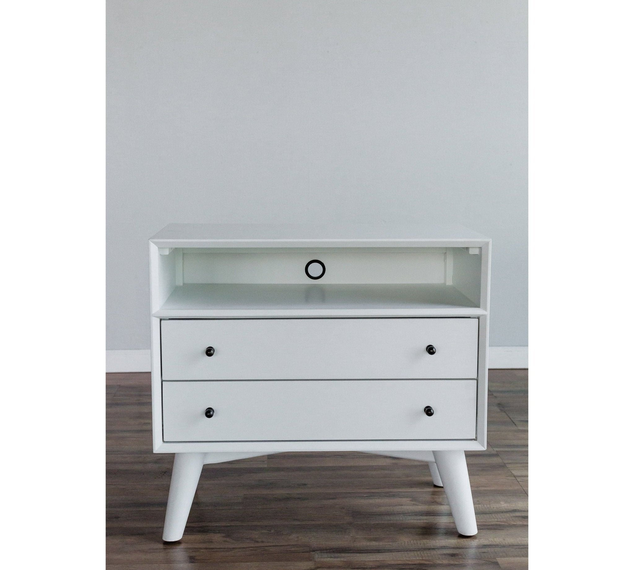 Flynn Large Nightstand, White