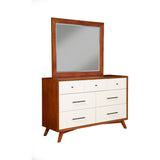 Flynn Mirror, Chestnut/White