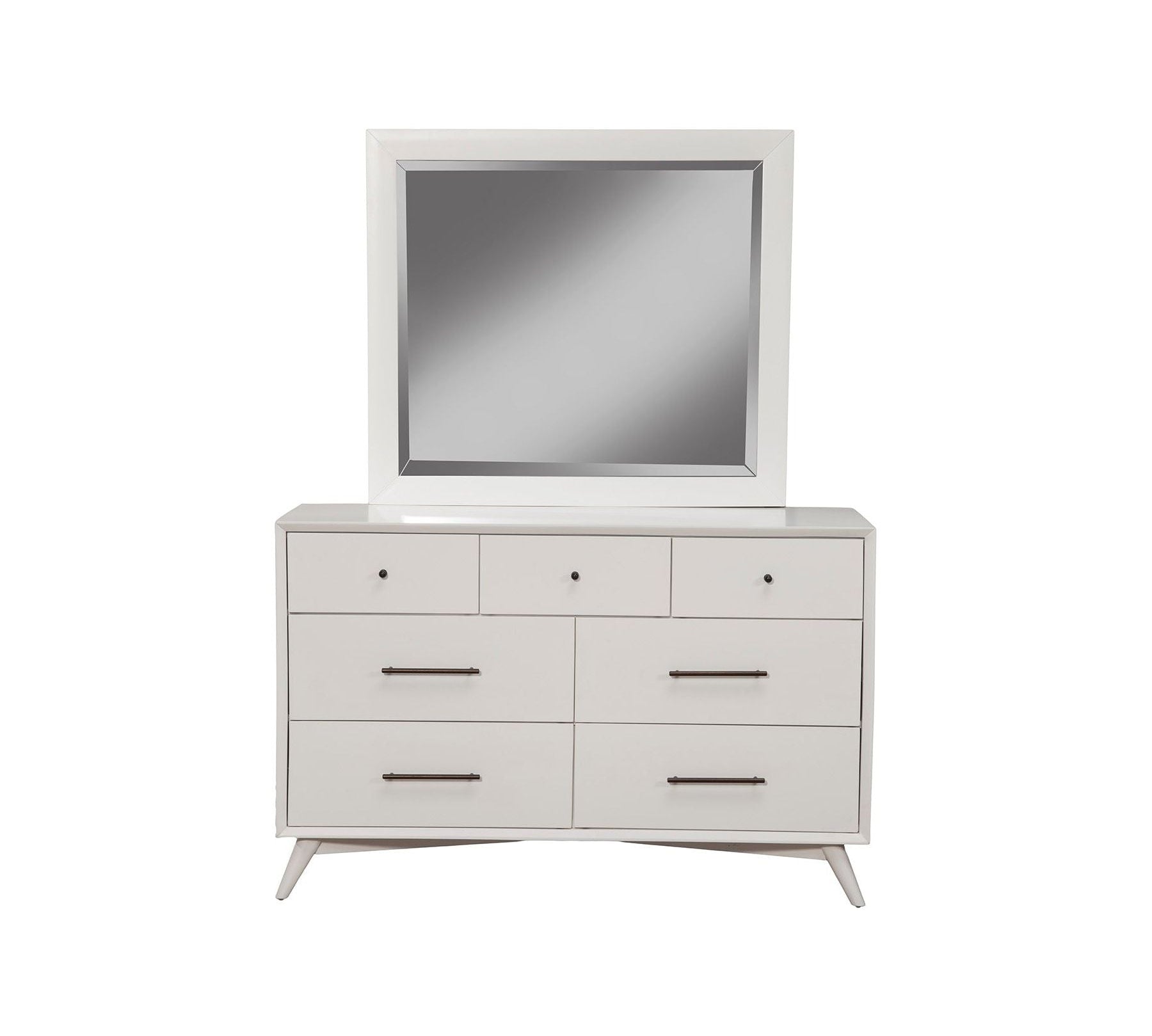 Flynn Mirror, White