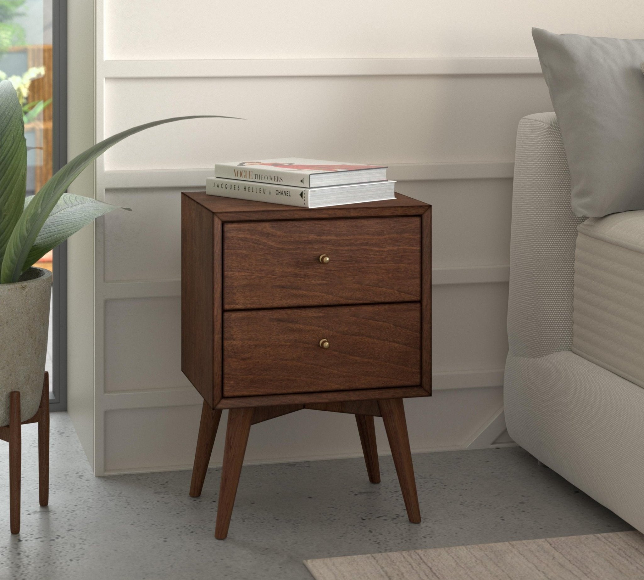 Flynn Nightstand, Walnut