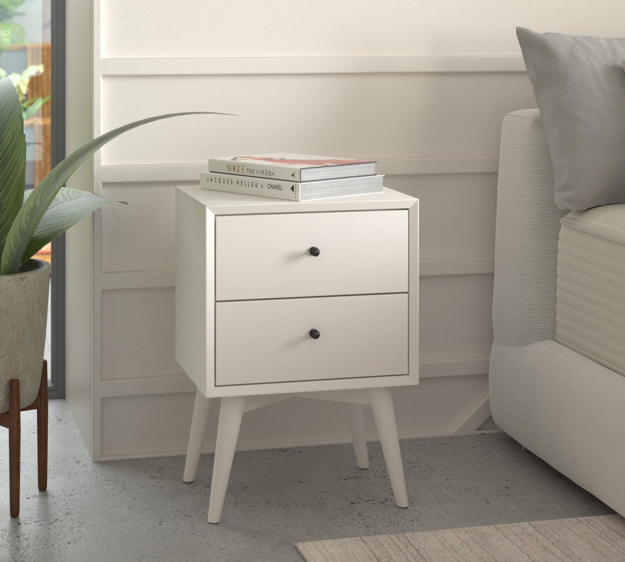 Flynn Nightstand, White