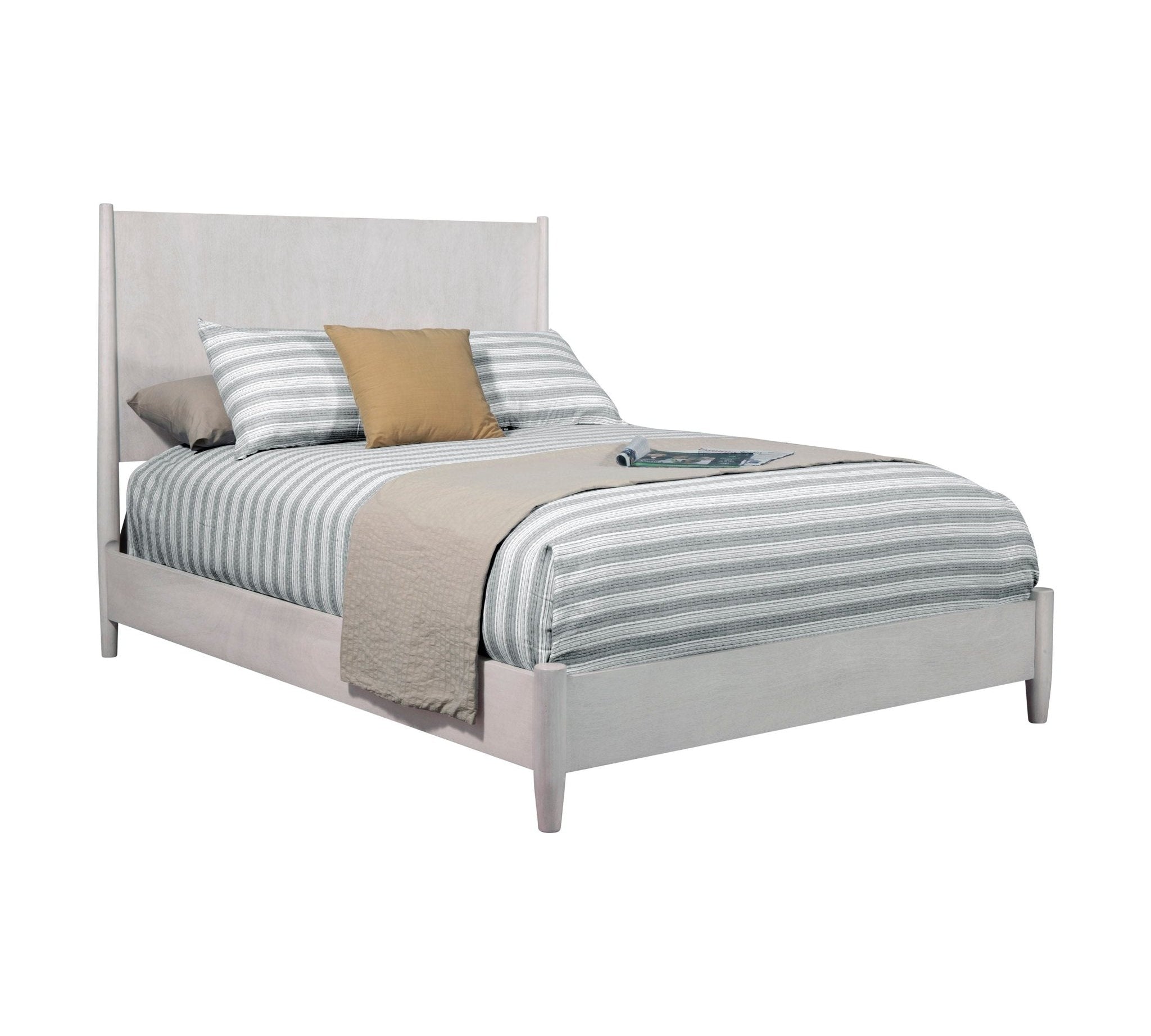 Flynn Panel Bed, Gray
