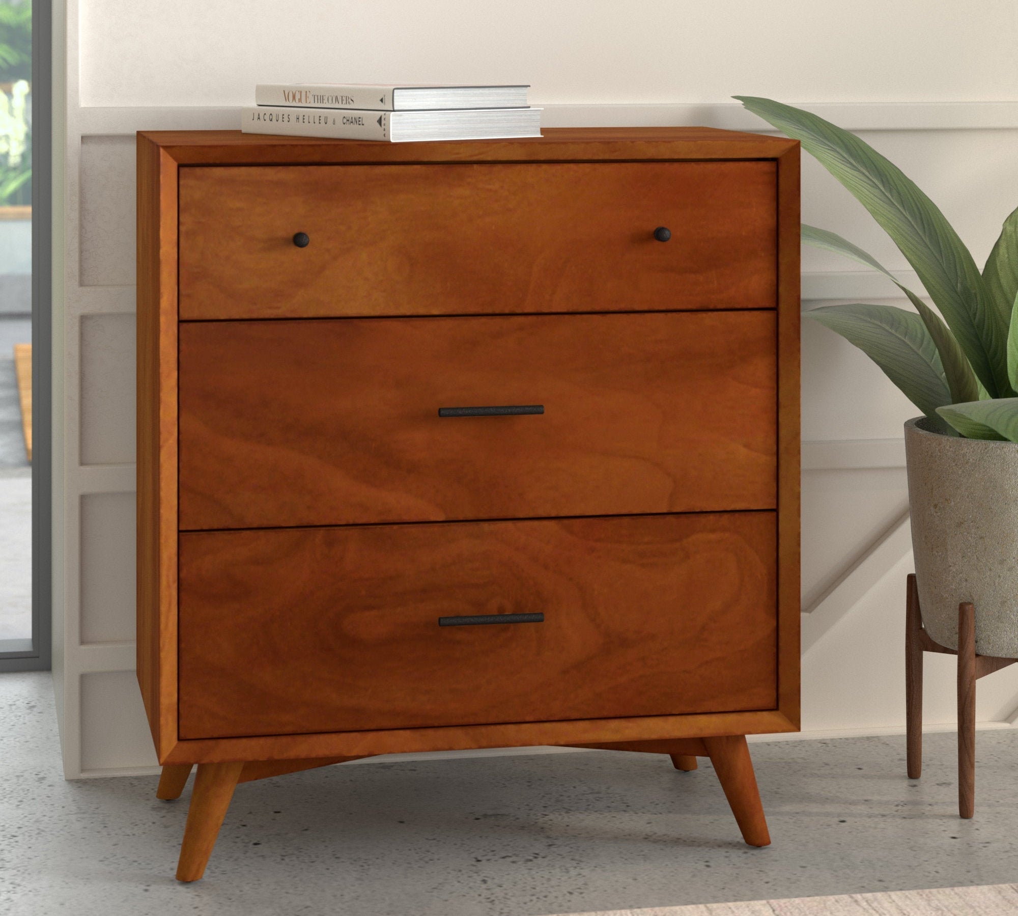 Flynn Small Chest, Chestnut