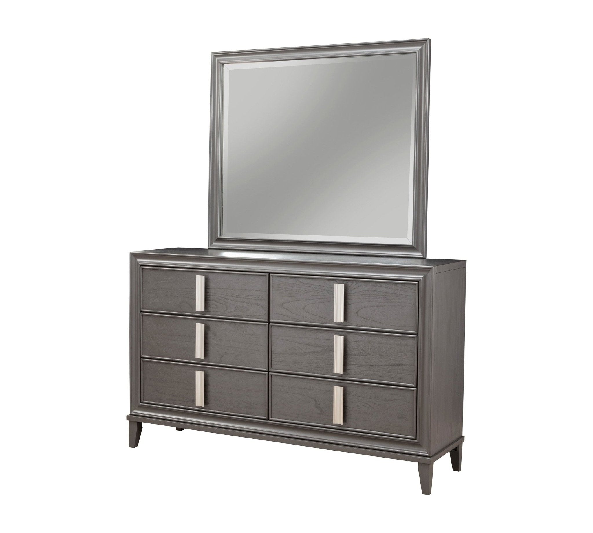 Lorraine Mirror, Dark Grey