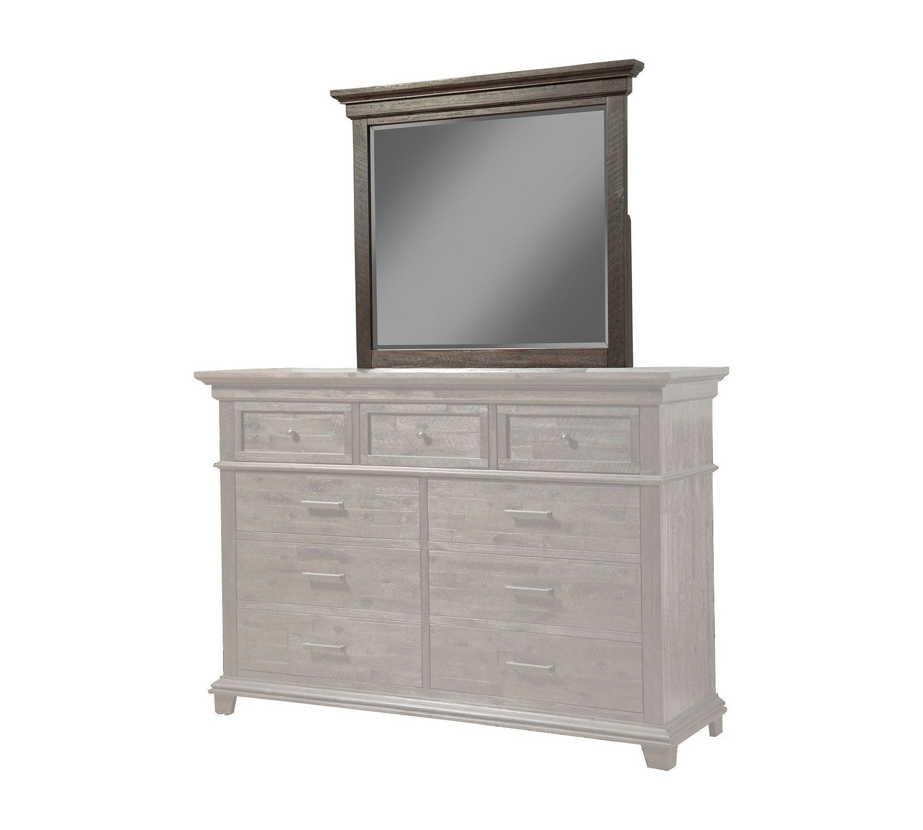 Newberry Mirror, Salvaged Grey