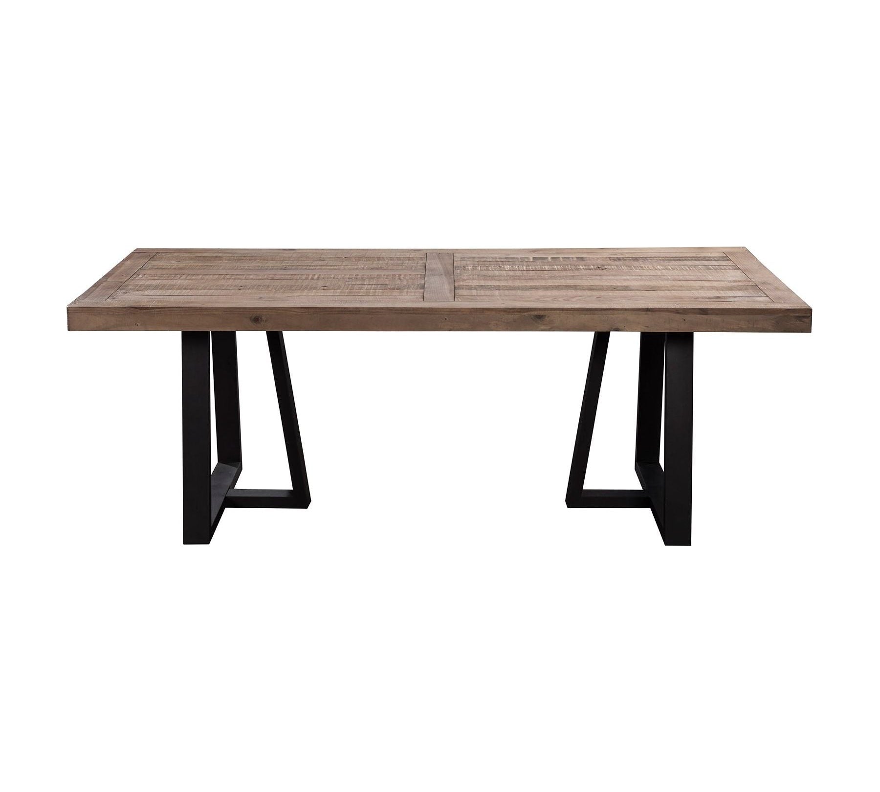 Prairie Rectangular Dining Table, Natural/Black
