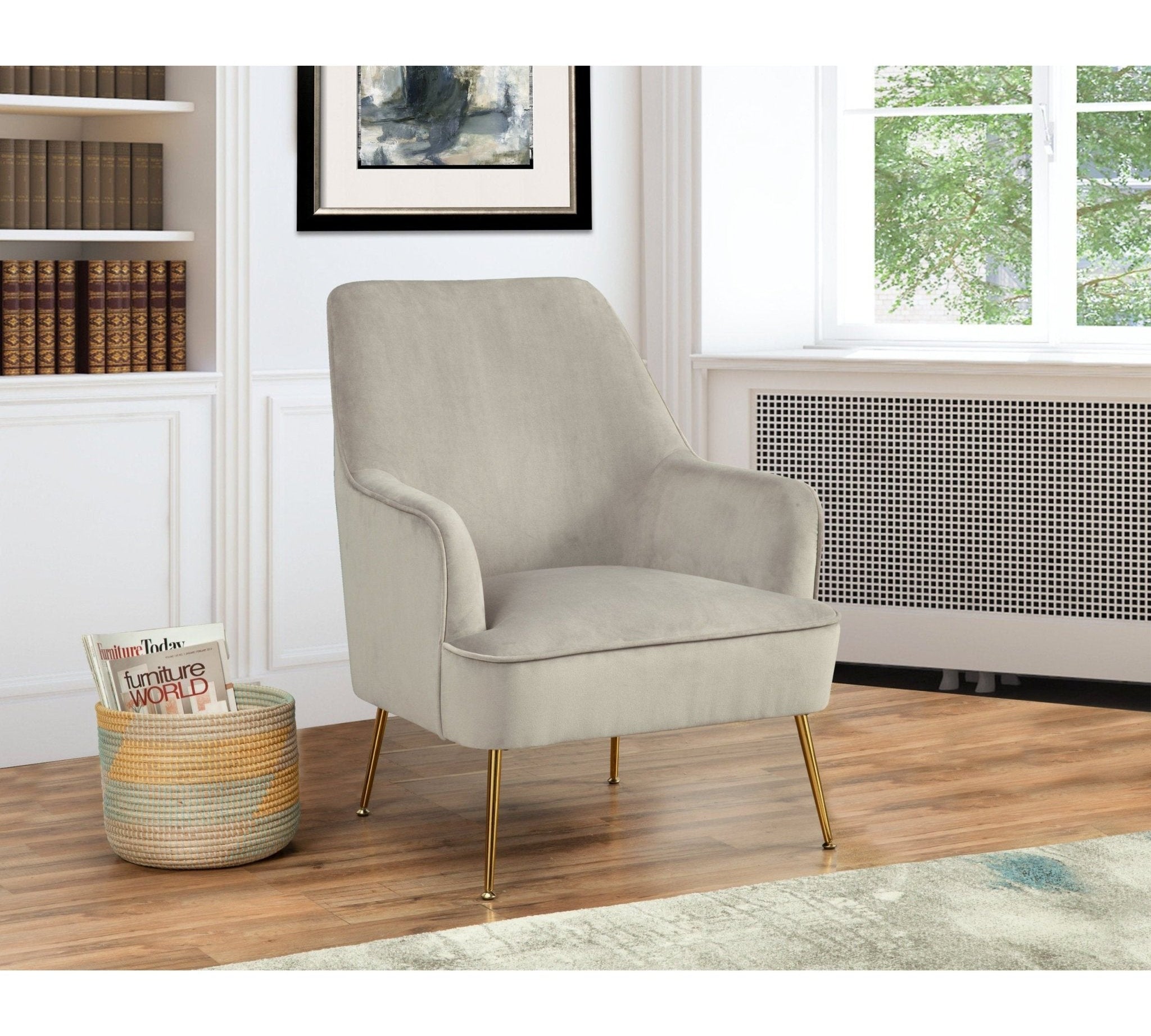 Rebecca Leisure Chair, Grey