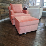 Tryon Chair & Pillow Top Ottoman