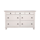 Winchester 7 Drawer Dresser, White