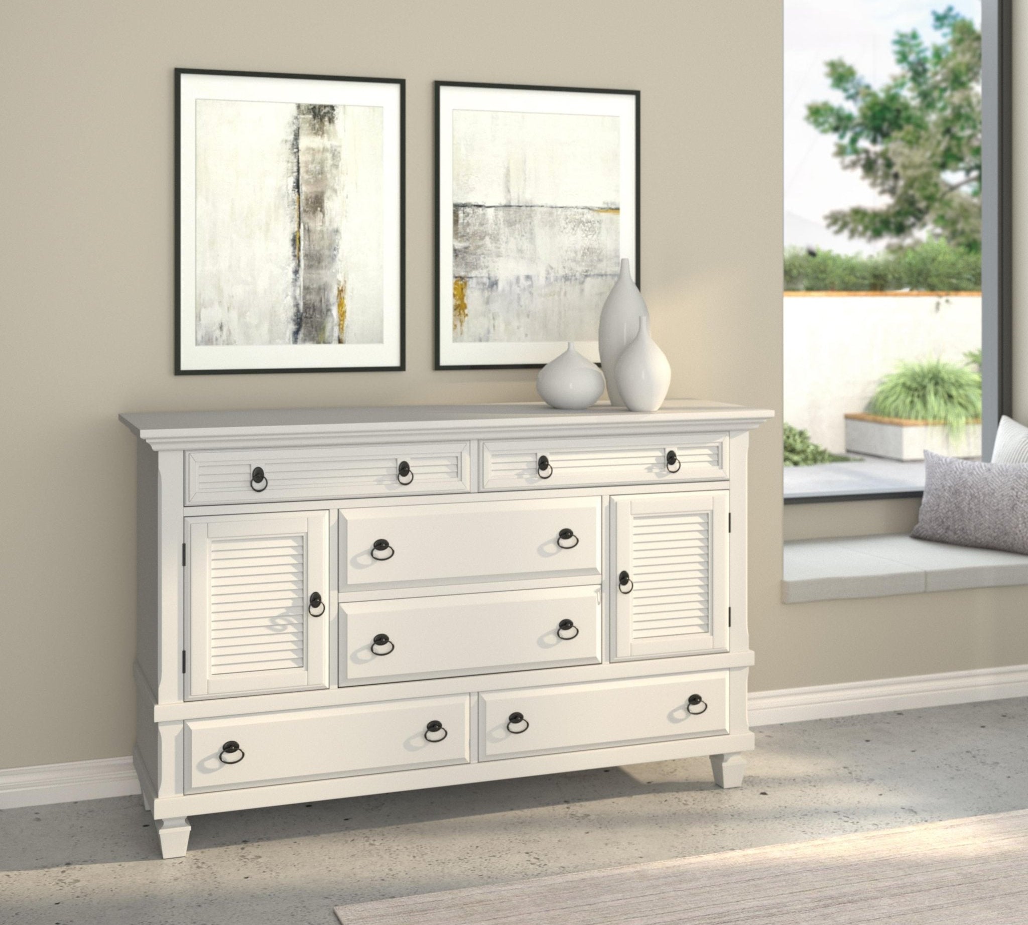 Winchester Dresser, White