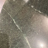 Round Marble Top SIDE TABLE Green/Brown 18x18x25