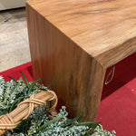 Wood Metal and Beyond - CUSTOM Live Edge Sycamore Wood Waterfall Bench / Coffee Table BENCH - Divine Consign Furniture Store 