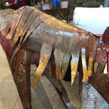 Custom Craftsman Huge Metal Horse ACCESSORIES 50"H